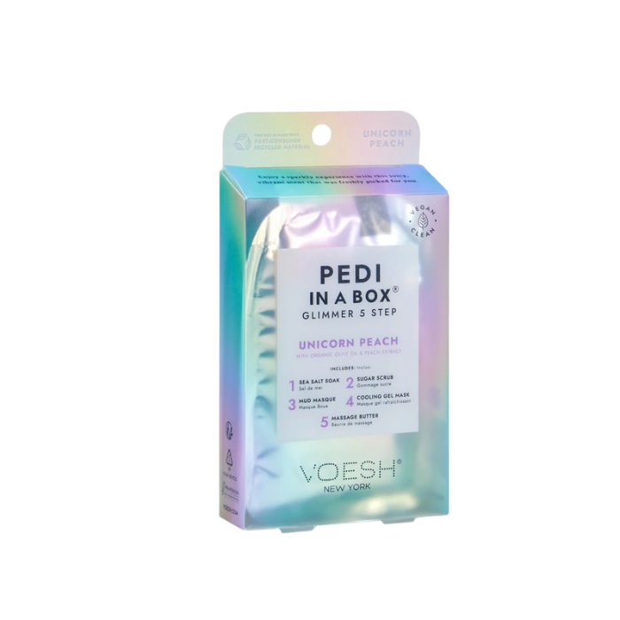 VOESH Pedi In A Box 5 Step - Glimmer Spa 50/Box