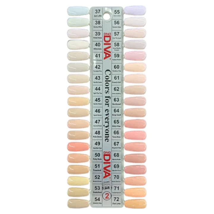 DND DIVA Color Sample Chart 2