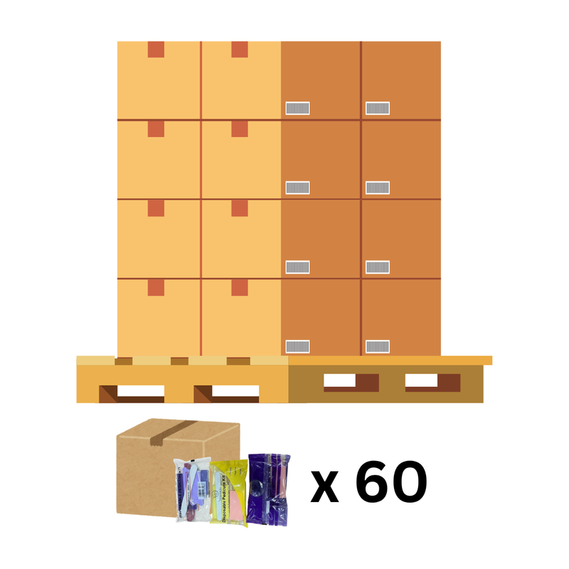 Vdara disposable pedicure kit 4in1 200/box - 60/case per