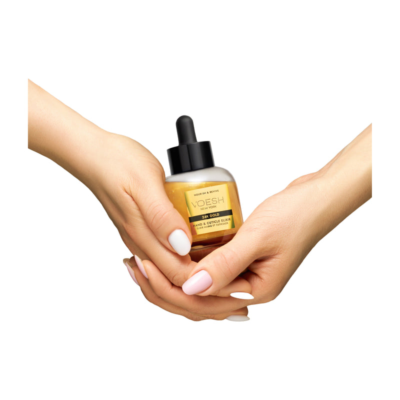 Voesh hand & cuticle elixir - 24k gold single - spa