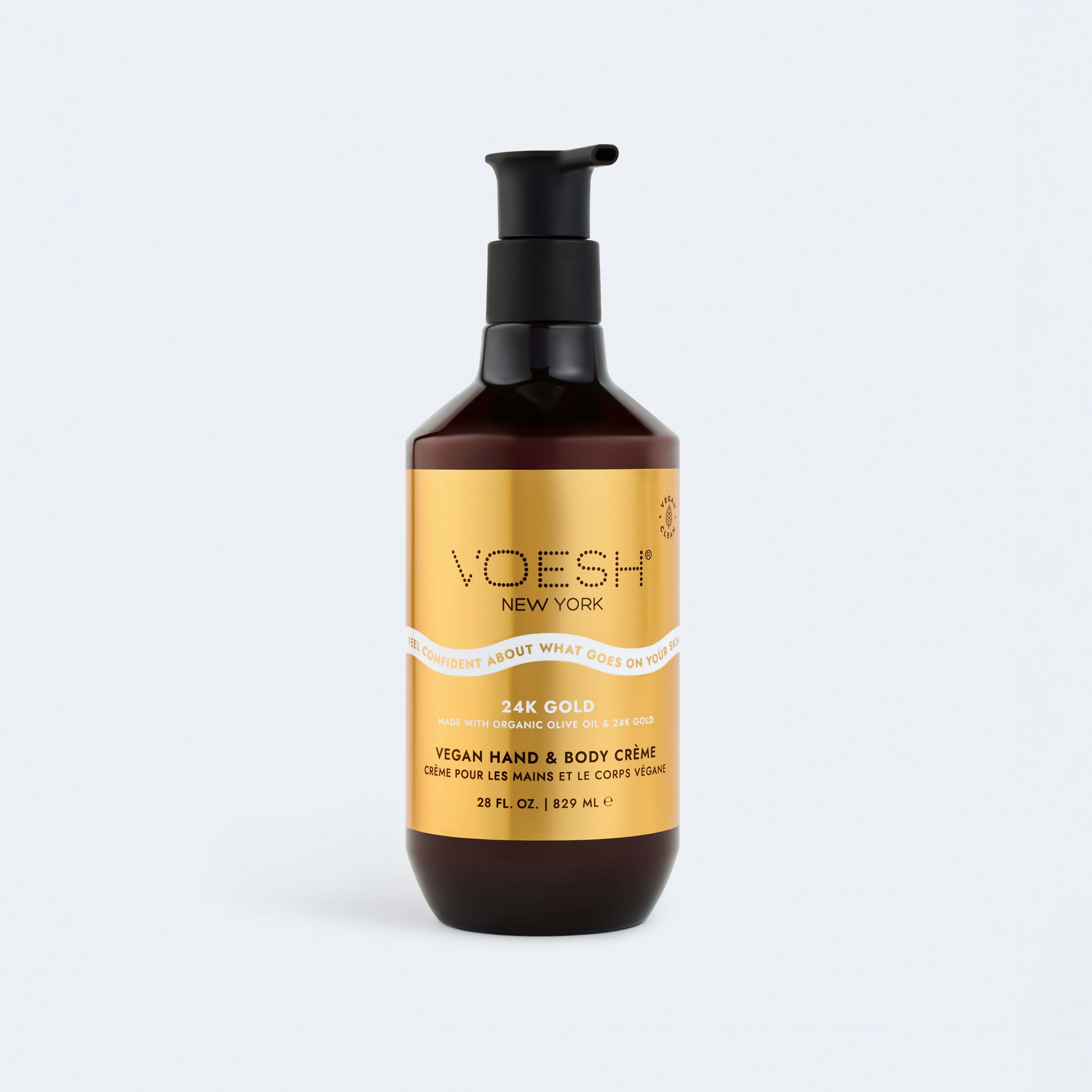 Voesh Vegan Body Creme - 24k Gold 28 oz Single
