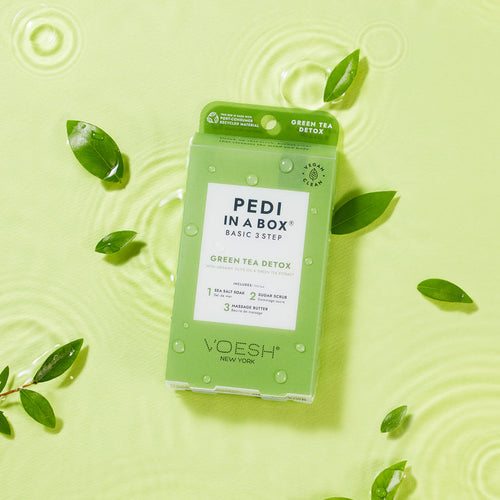 VOESH Pedi In A Box 3 Step - Green Tea 100/Box
