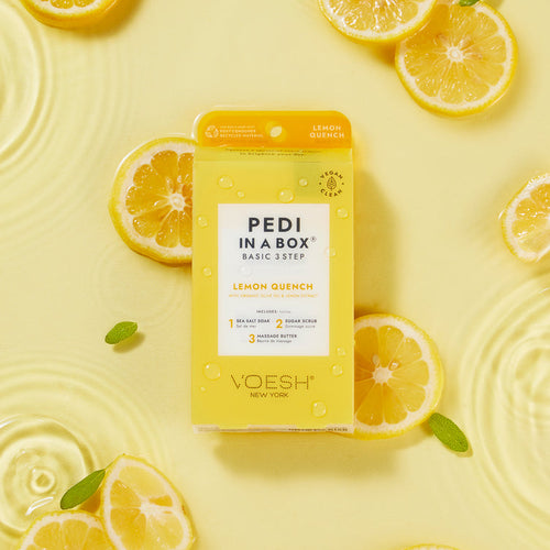VOESH Pedi In A Box 3 Step - Lemon Quench Single