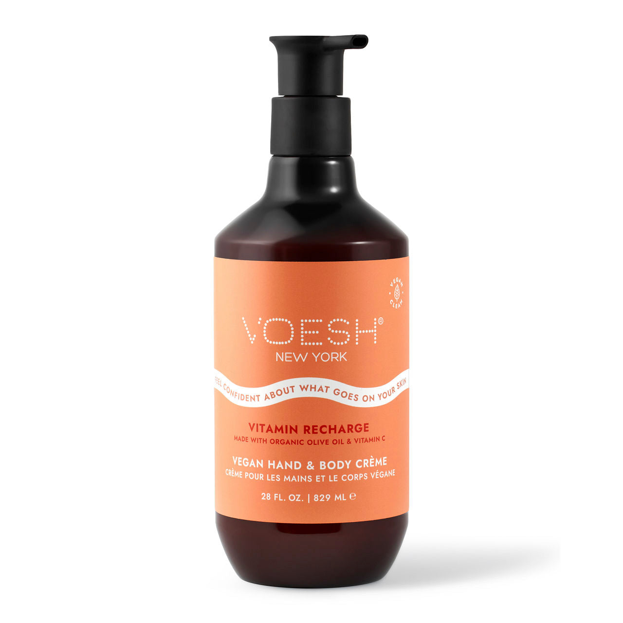 Voesh Vegan Body Creme Vitamin Recharge - 28 oz 12/Box