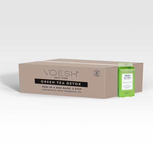 VOESH Pedi In A Box 3 Step - Green Tea 100/Box