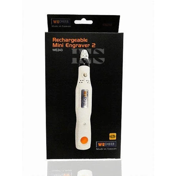WECHEER Black Rechargeable Mini Engraver WE243