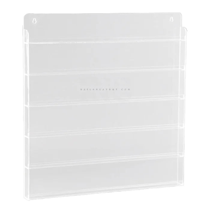 Acrylic Double Rows Polish Wall Rack (192 Bts) - Furniture