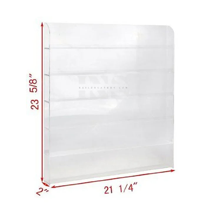 Acrylic Wall Rack 120 Bottles 21.25’’ W x 23.5’’ H -