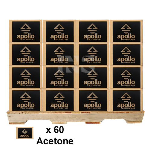 APOLLO Acetone 4/Box - 60/Box per PALLET (W2) - Nail Polish