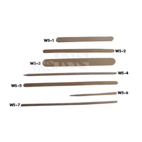APOLLO Orange Wood Stick WS-4 100 ct - Wax Stick