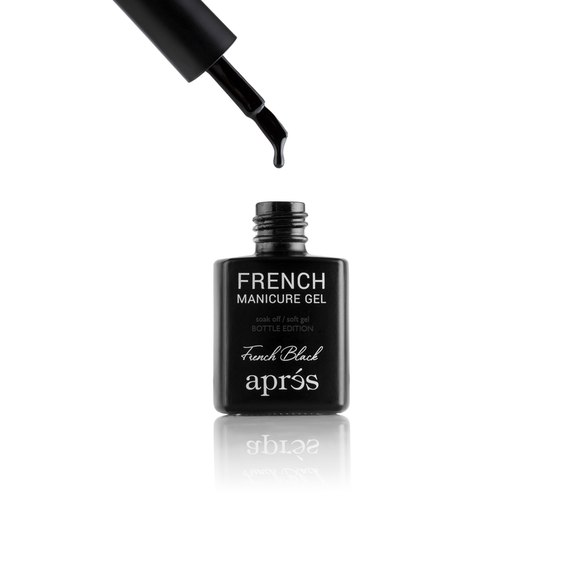 Apres french manicure gel french black - nail tools