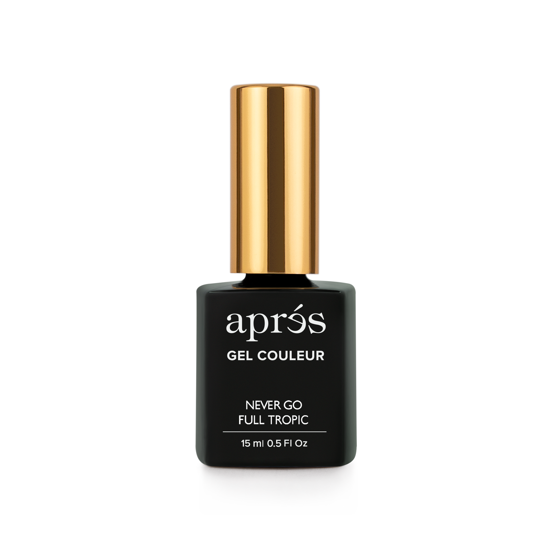 Apres gel color - never go full tropic 345 - gel polish