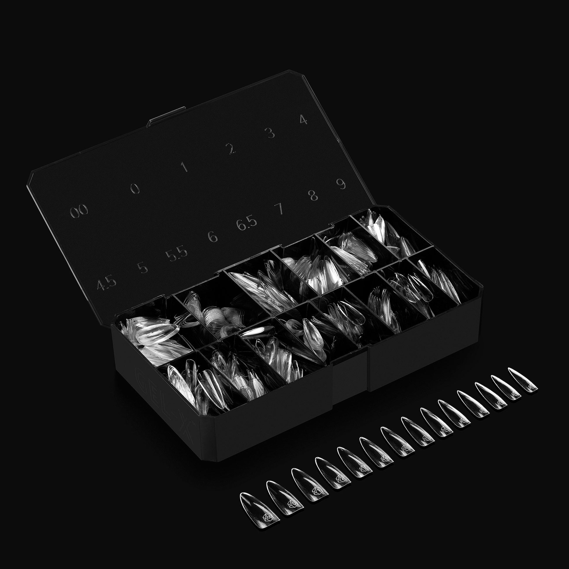Apres gel-x natural almond long 2.0 box of tips 14 sizes