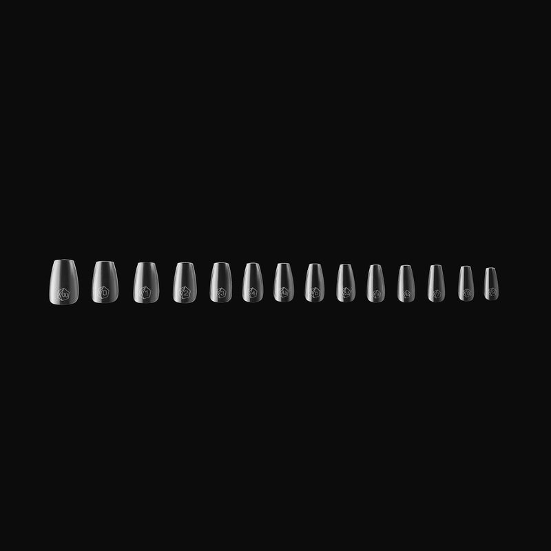 Apres gel-x natural coffin short 2.0 box of tips 14 sizes