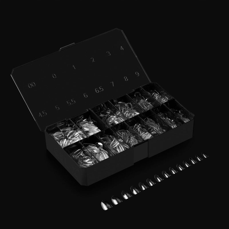 Apres gel-x natural round extra short 2.0 box of tips 14