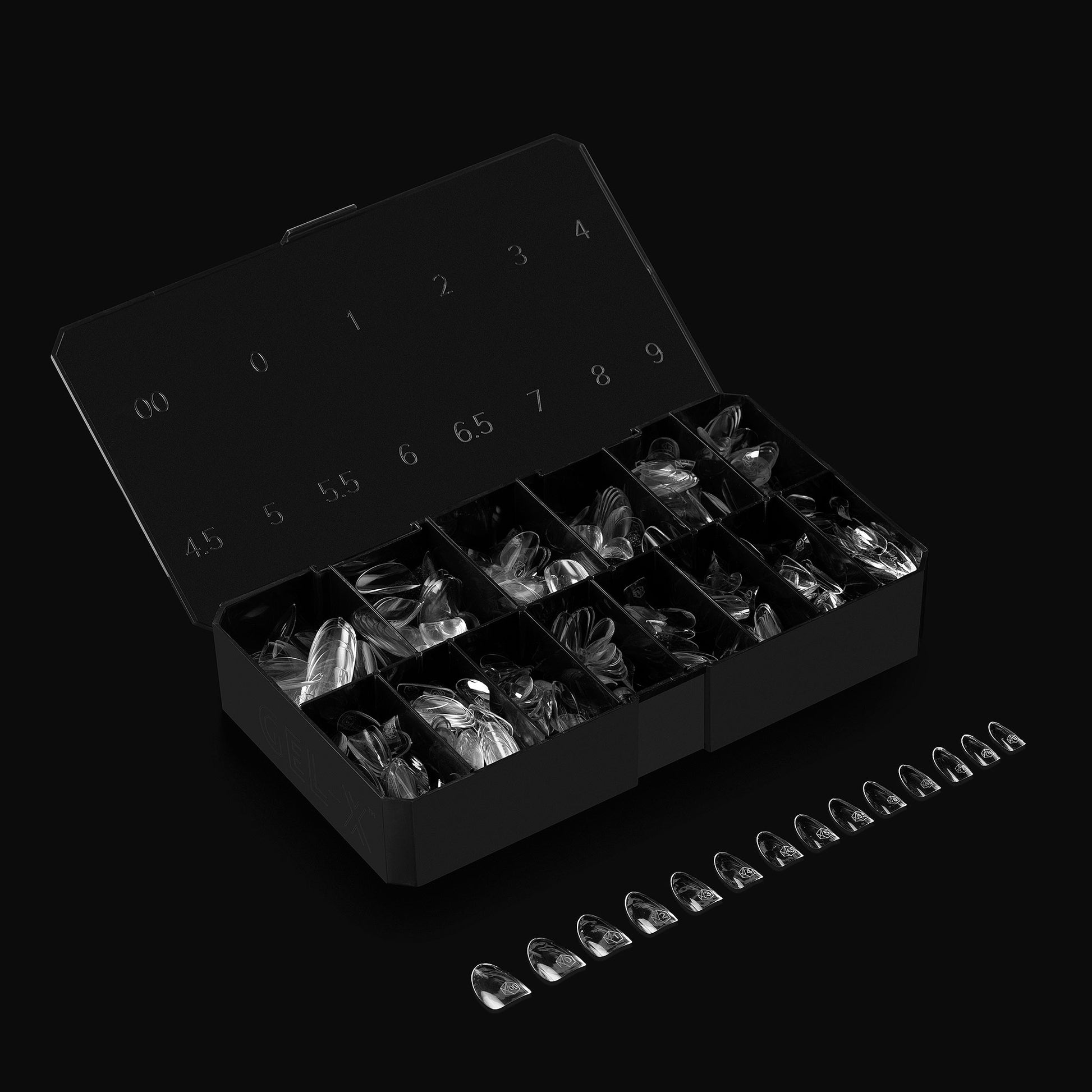 Apres gel-x natural round short 2.0 box of tips 14 sizes