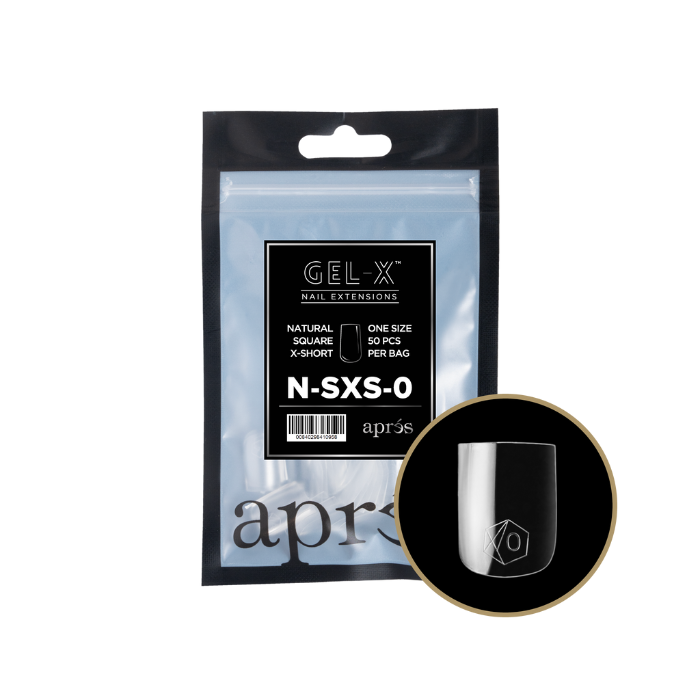 Apres gel-x natural square 2.0 refill bag - extra short