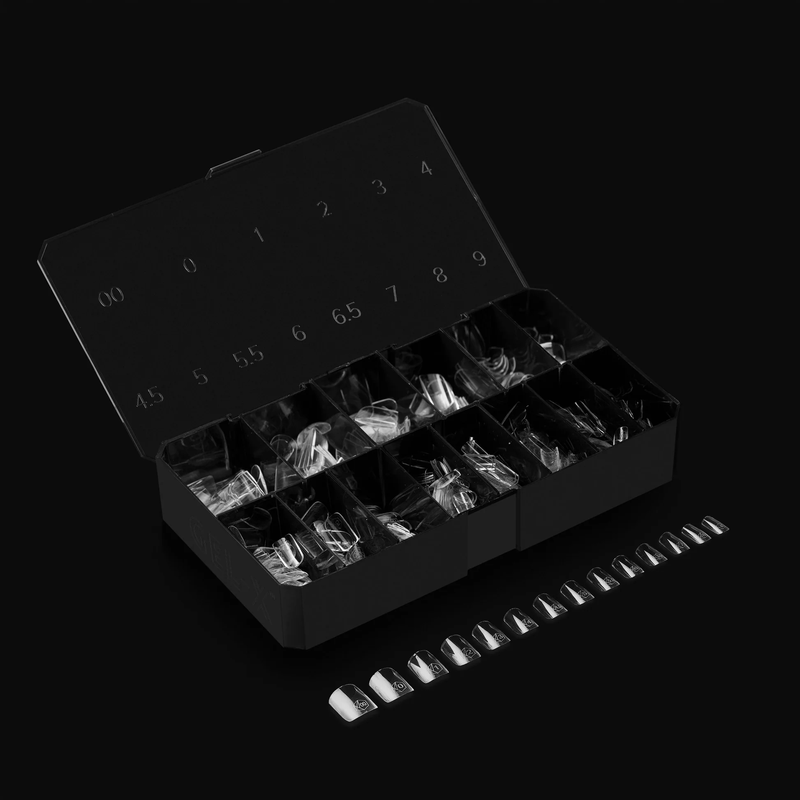 Apres gel-x natural square extra short 2.0 box of tips 14