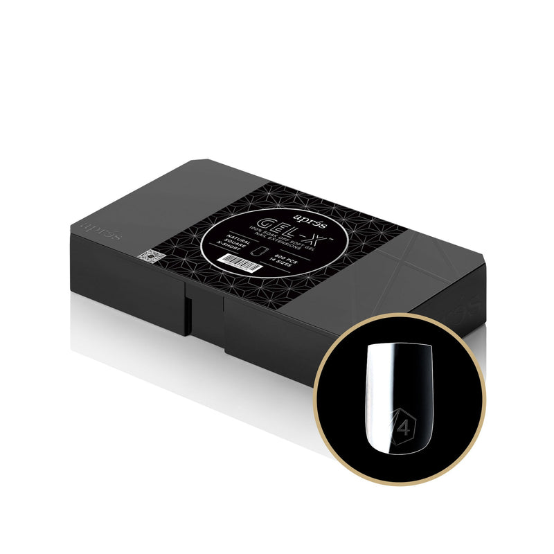 Apres gel-x natural square extra short 2.0 box of tips 14