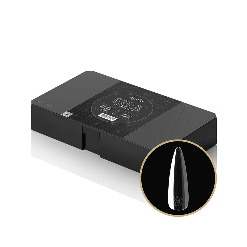 Apres gel-x natural stiletto long 2.0 box of tips 14 sizes