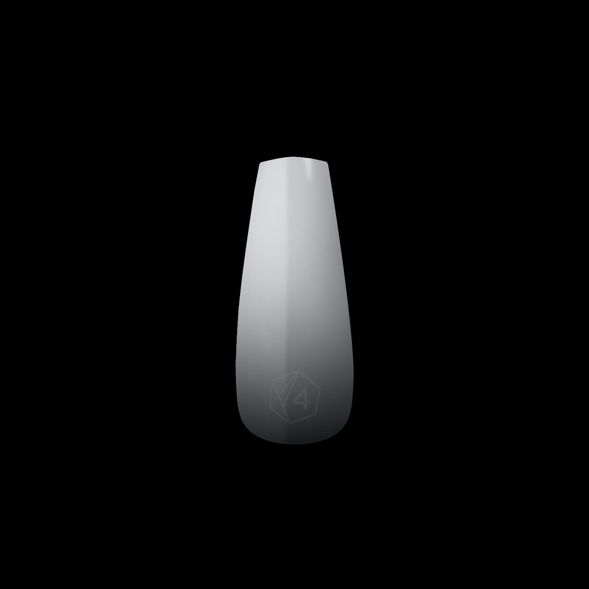 Apres gel-x ombre natural coffin medium 14 sizes - nail