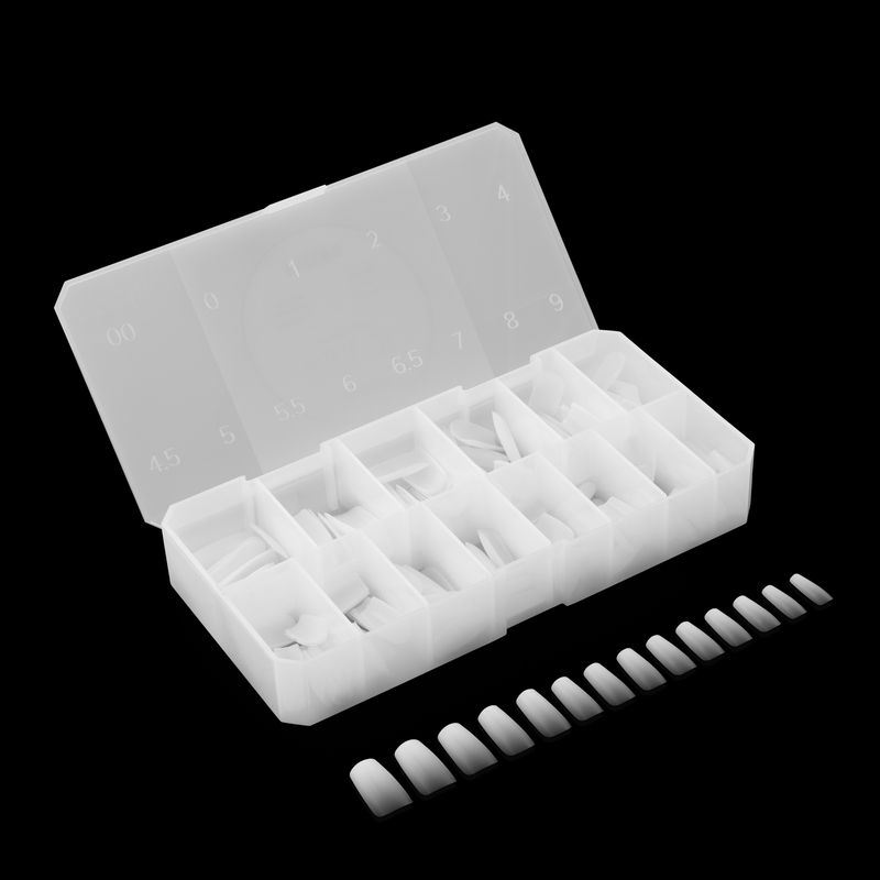 Apres gel-x ombre natural square medium 14 sizes - nail