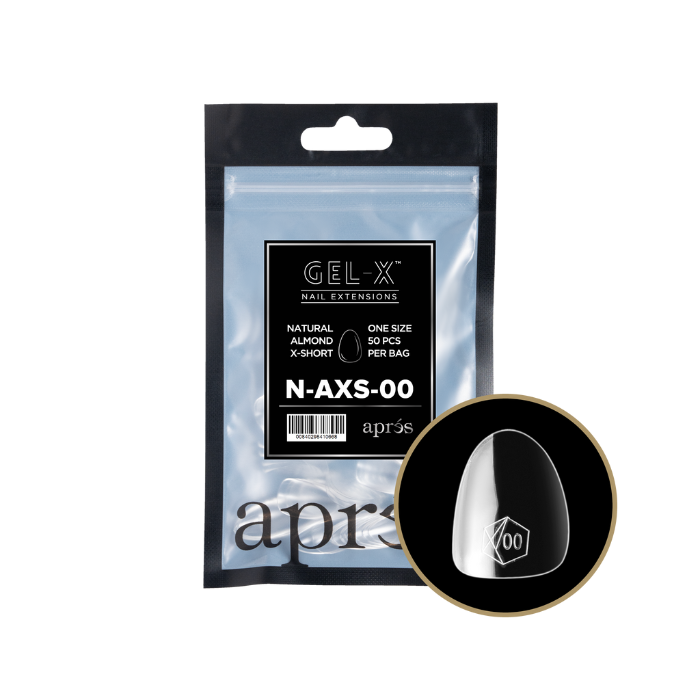 Apres gel-x sculpted almond 2.0 refill bag - extra short
