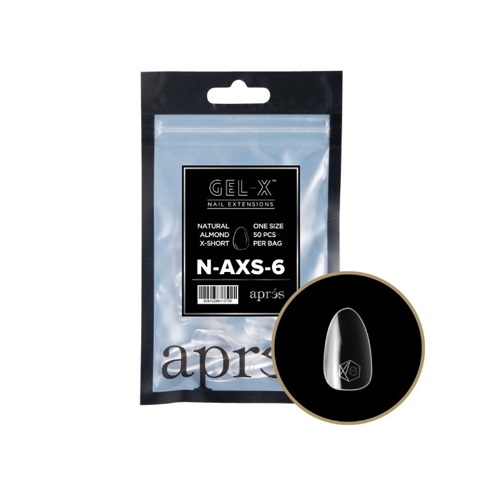 Apres gel-x sculpted almond 2.0 refill bag - extra short