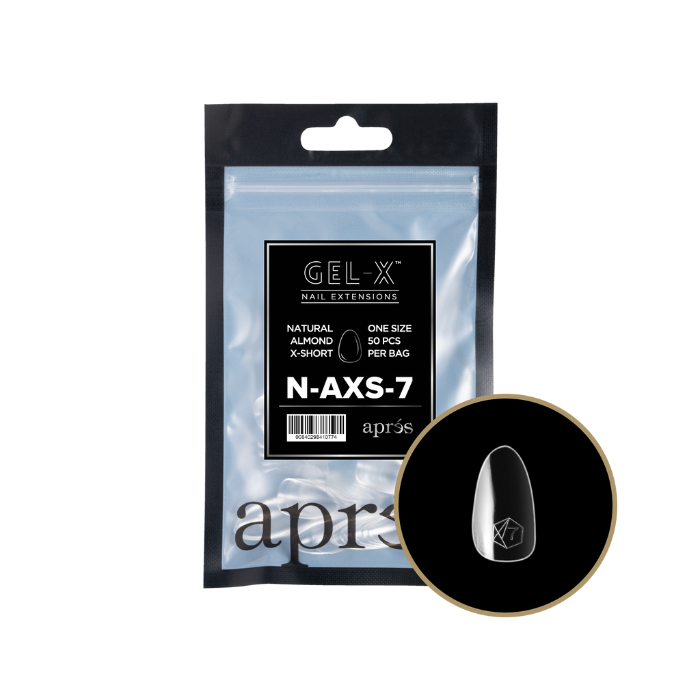 Apres gel-x sculpted almond 2.0 refill bag - extra short