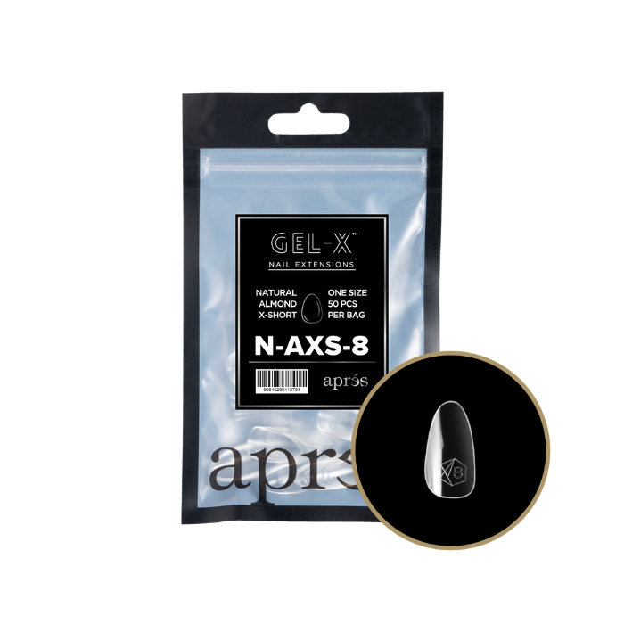 Apres gel-x sculpted almond 2.0 refill bag - extra short