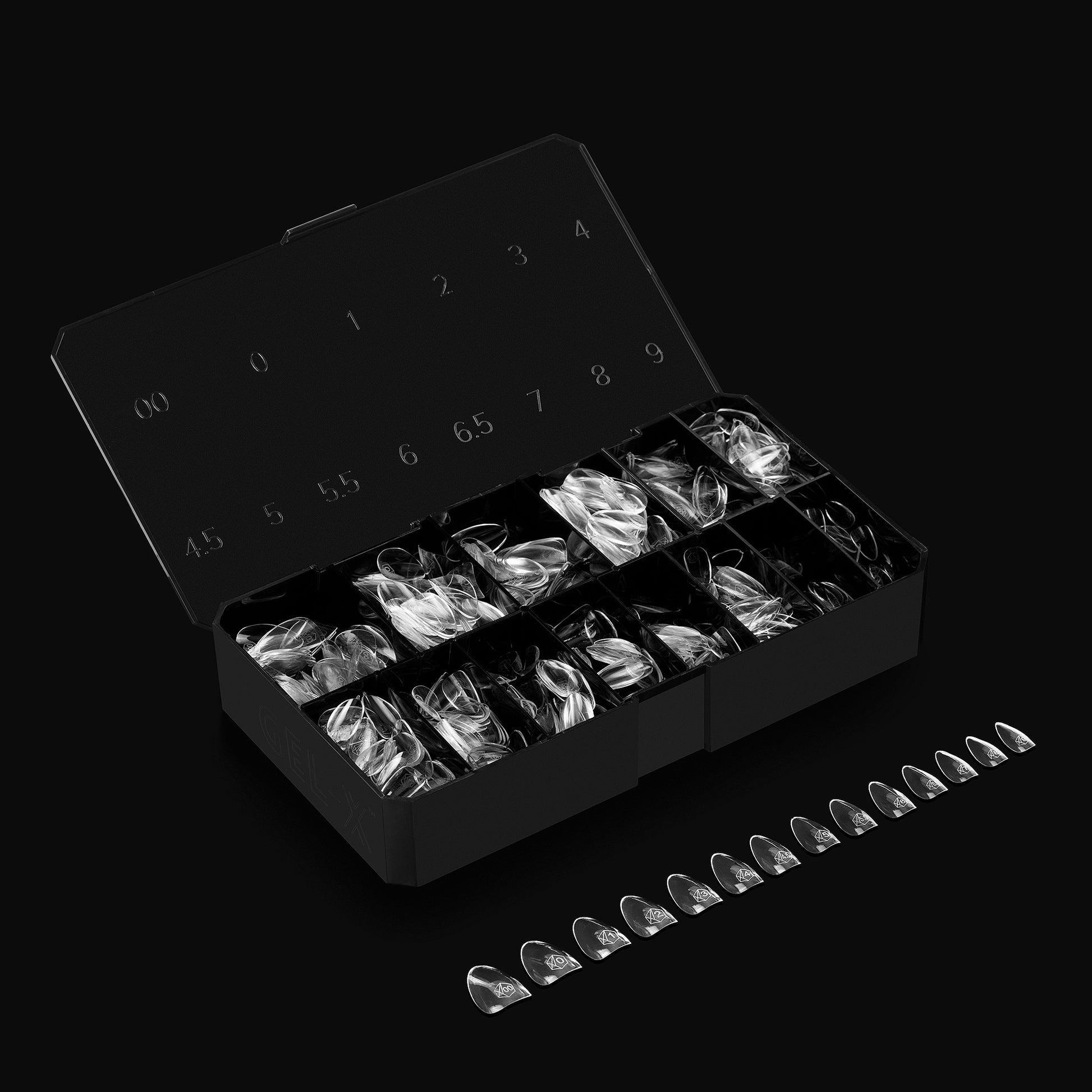 Apres gel-x sculpted almond short 2.0 box of tips 14 sizes