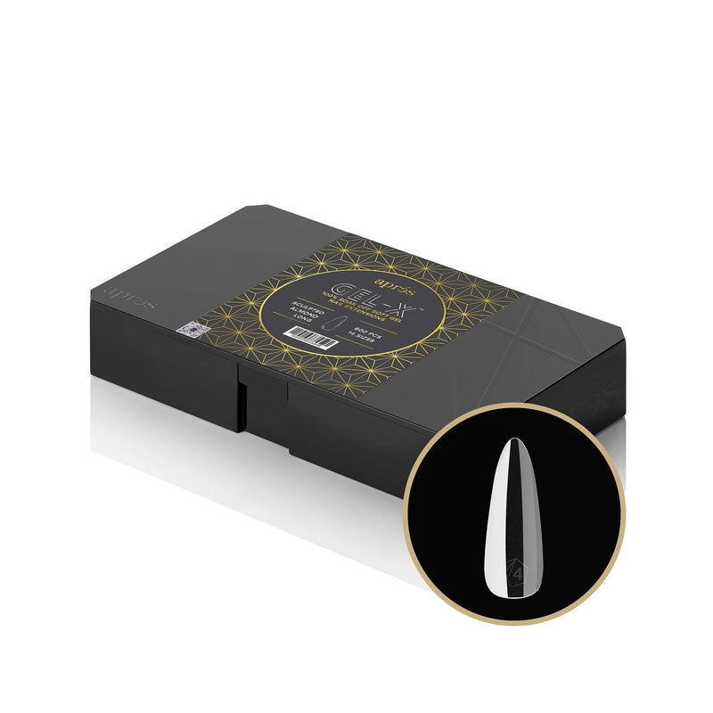 Apres gel-x sculpted almond long 2.0 box of tips 14 sizes