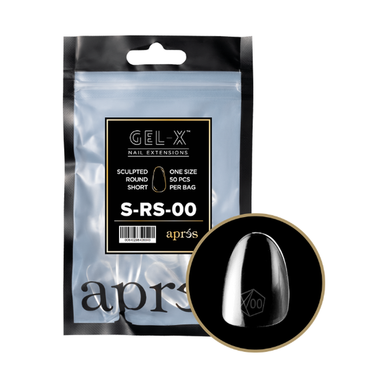 Apres gel-x sculpted round 2.0 refill bag - short / 00