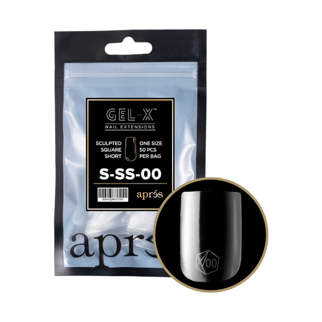 Apres gel-x sculpted square 2.0 refill bag - short / 00
