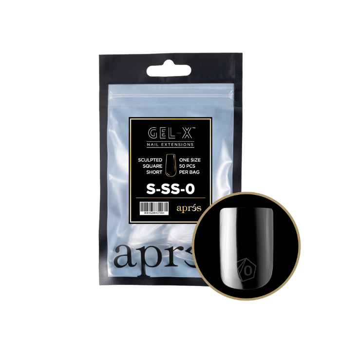 Apres gel-x sculpted square 2.0 refill bag - short / nail