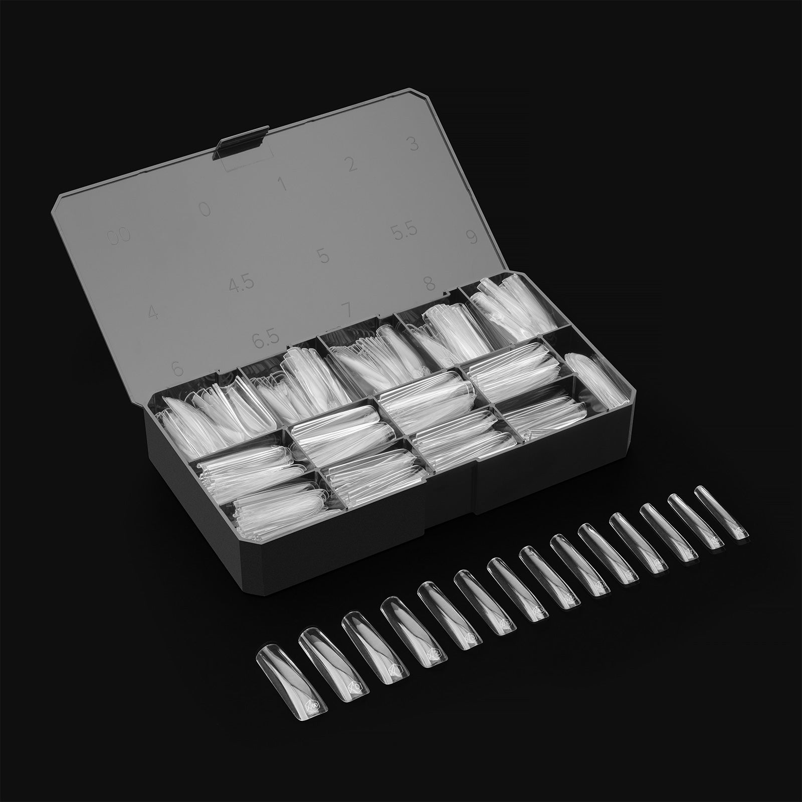 Apres gel-x sculpted square extra long 2.0 box of tips 14