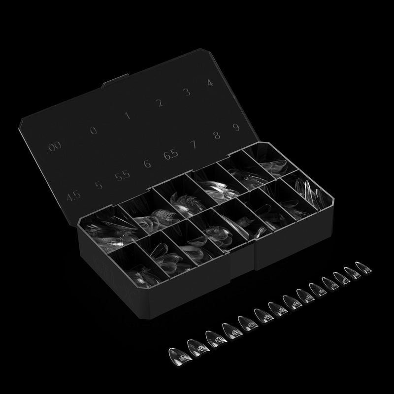 Apres gel-x sculpted stiletto short 2.0 box of tips 14