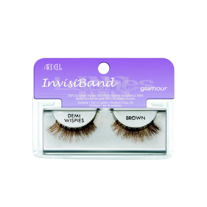 ARDELL InvisiBand Lashes Wispies Brown - Eyelash