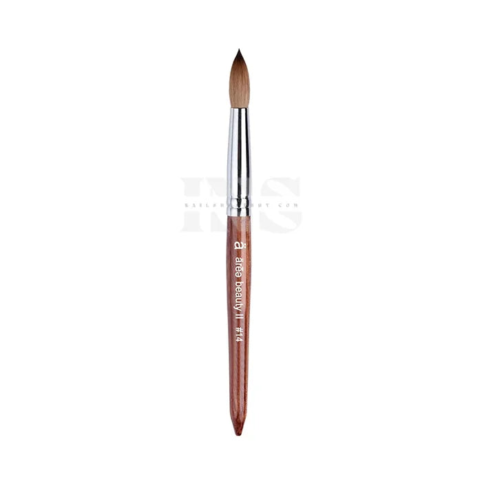 AREE Beauty 100% - Kolinsky Brush Dark Wood #14 (Buy5get1) -