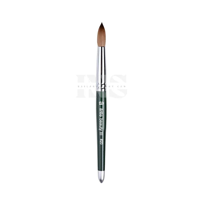 AREE Beauty 100% - Kolinsky Brush Emerald Wood #20