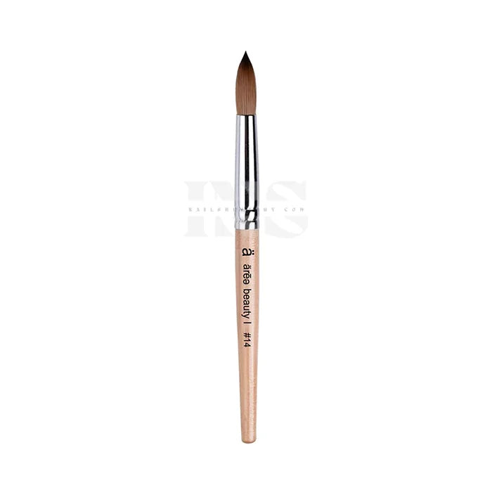 AREE Beauty 100% - Kolinsky Brush Light Wood #14 (Buy5get1)