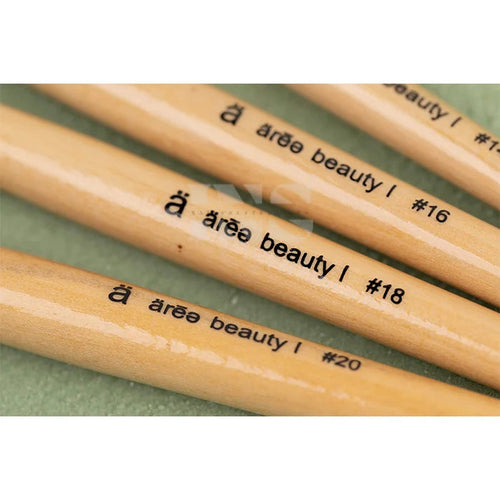 AREE Beauty 100% - Kolinsky Brush Light Wood #14