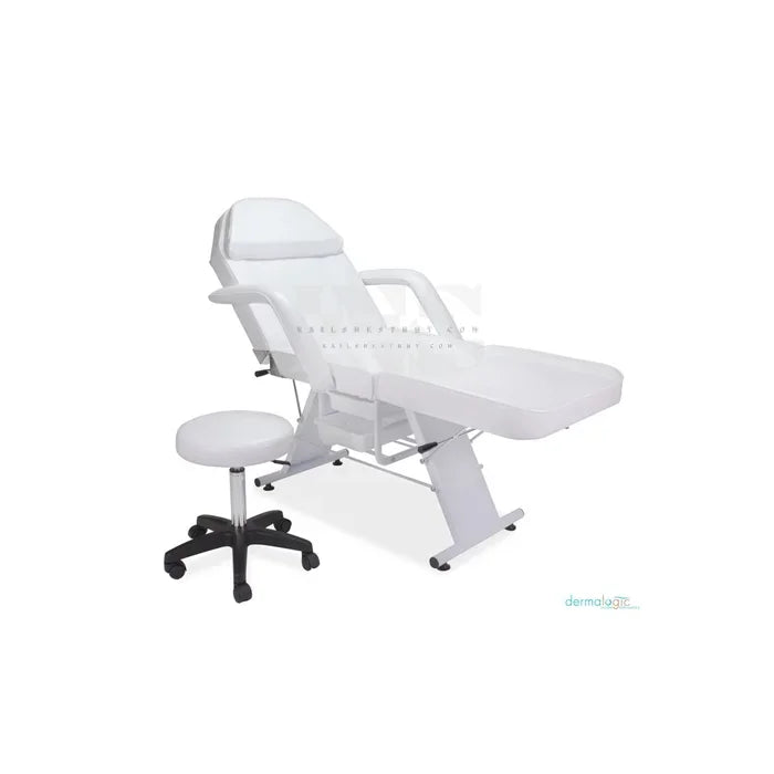 AYC PARKER FACIAL BED WITH STOOL WHITE - Facial Bed