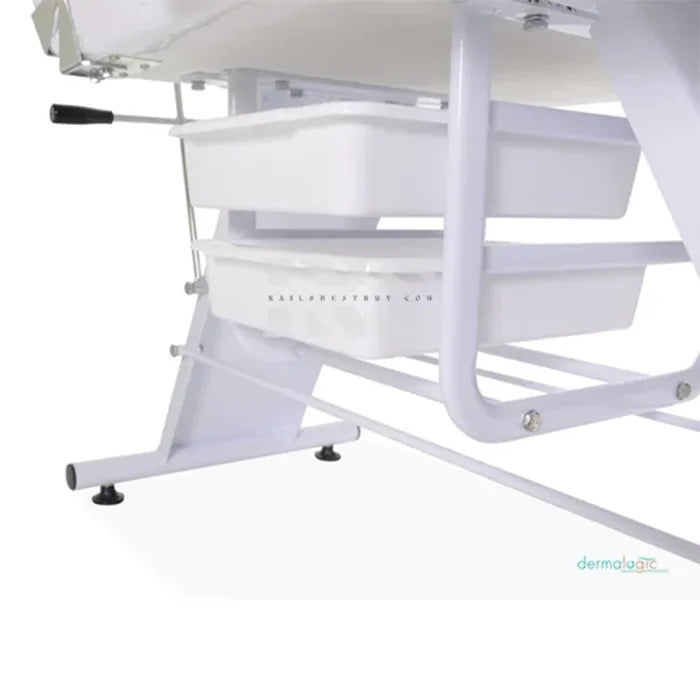 AYC PARKER FACIAL BED WITH STOOL WHITE - Facial Bed