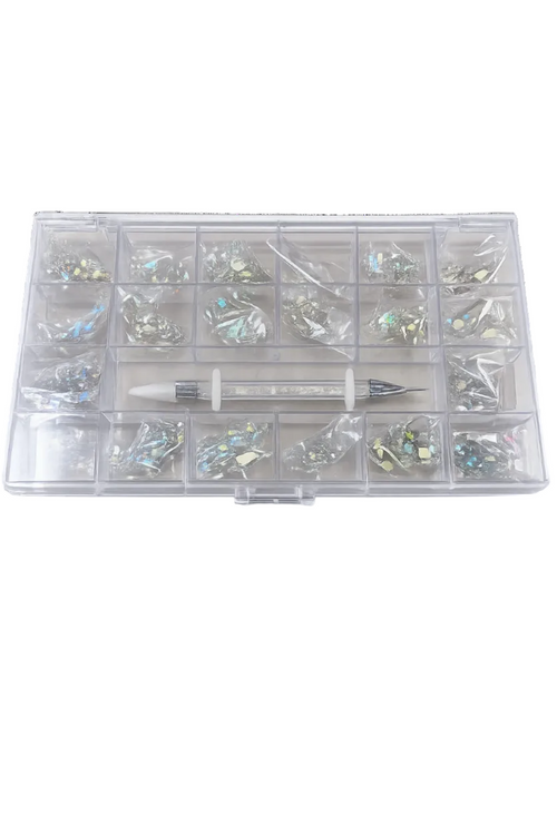 Nail Art Rhinestone Kit w/Pickup Tool
