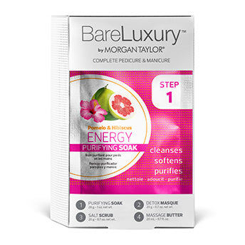 Bare luxury pedi 4 step - 48/box - calm - pomelo & hibiscus
