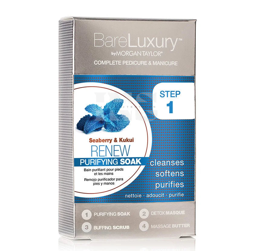 BARE LUXURY PEDI 4 Step RENEW - Seaberry & Kukui 48/Box -