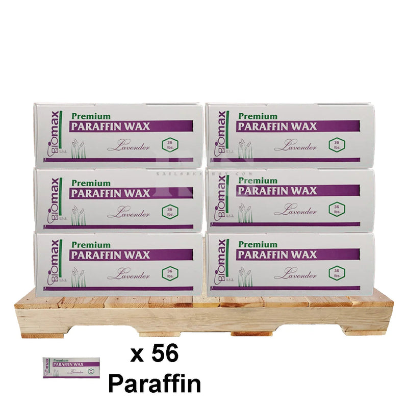 BIOMAX Paraffin Wax Lavender 36lbs/Case - 56/Case per PALLET