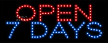 BK LED SIGN LDA022 OPEN 7 DAYS - Neon Sign