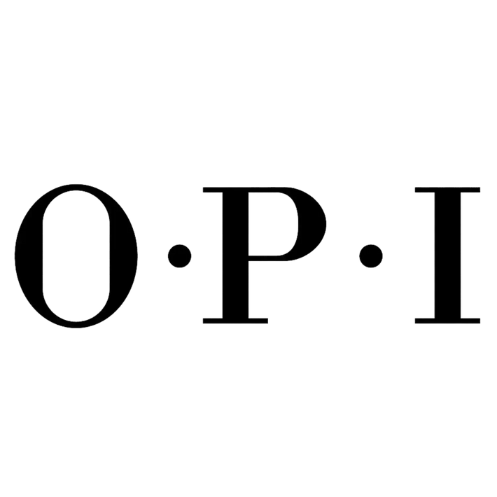 Black O.P.I. logo with periods between letters.